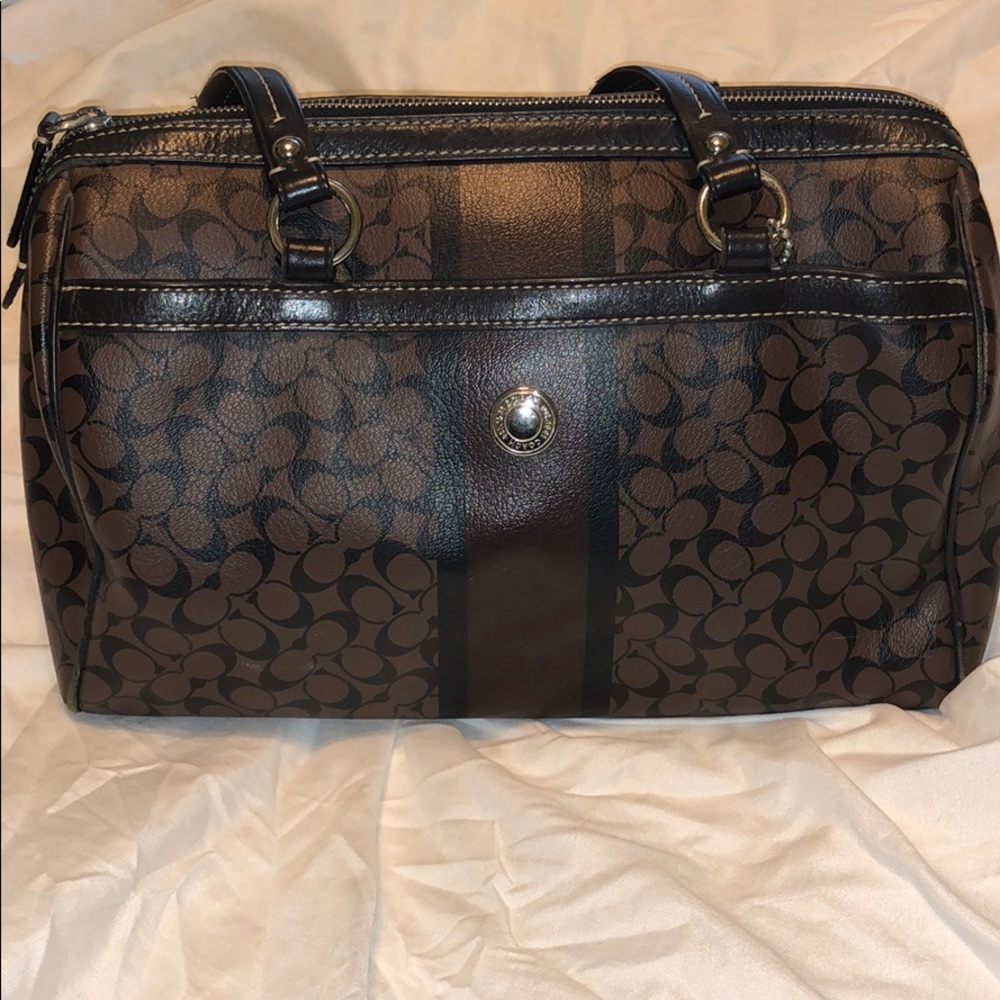 Authentic COACH barrel bag